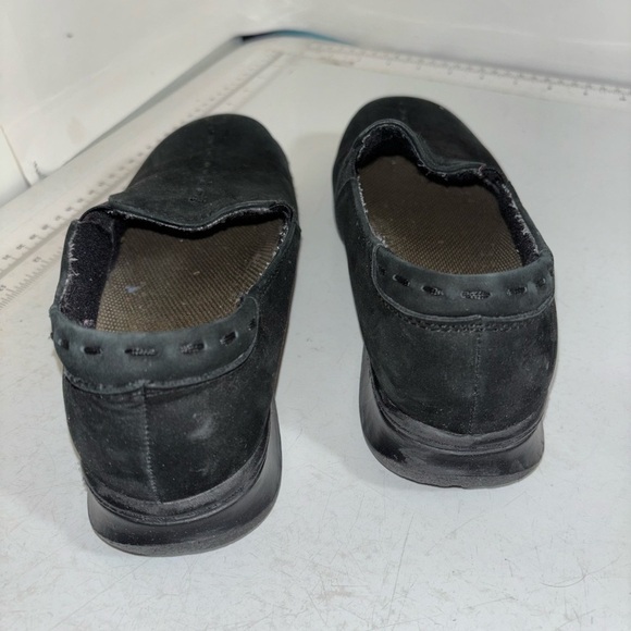 Dr Scholl’s women’s black slip on suede clogs mules in size 6.5 - Picture 9 of 14